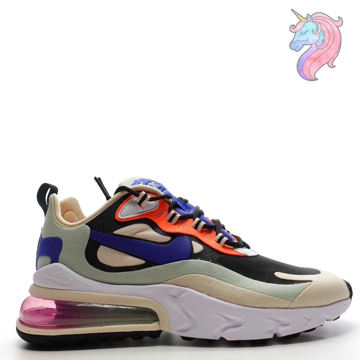 Nike Air Max 270 React Multicolor Running Shoes CI3899 200 Nike Air Max 270 React Multicolor Running Shoes CI3899 200
