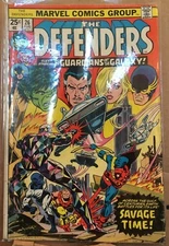 Marvel Comics, Defenders #26, 1975, Guardians of the Galaxy, VG/F