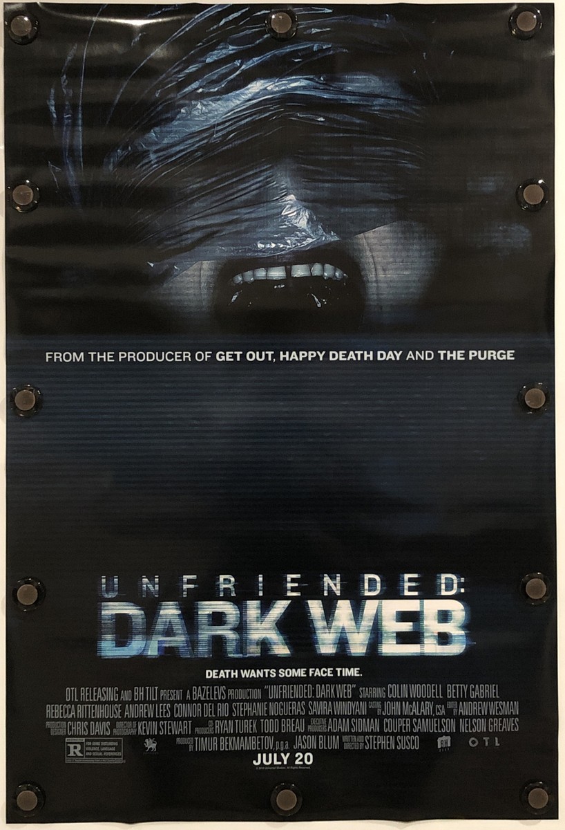 UNFRIENDED: DARK WEB Original One Sheet Movie Poster 2018 UK