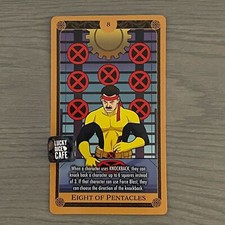 Marvel Heroclix X of Swords Eight of Pentacles Tarot Card