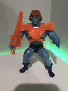 Rara Vintage Amos del universo he-man simulaba suave cabeza completa con etiqueta original 1982 | eBay