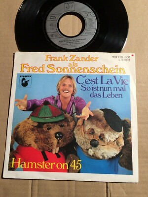 FRANK ZANDER - C'EST LA VIE SO IST NUN MAL DAS LEBEN / HAMSTER ON 45- 7''-SIN (7)
