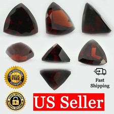 Loose Trillion Cut Genuine Natural Garnet Stone Single Almandine Red Birthstone