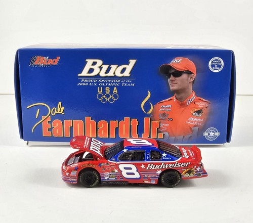 Dale Earnhardt Jr #8 Budweiser/U.S. Olympic Team 2000 Chevy Nascar Diecast 1/64  - Picture 1 of 24