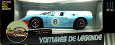 FORD GT40 1/18 UNIVERSAL HOBBIES 300800