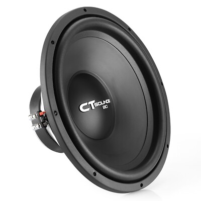 CT Sounds Bio 15  1000-Watt Dual 4-Ohm Car Subwoofer