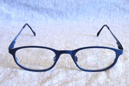 looking glass eyeglass frames 7539 matt blue 48-19-145