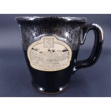 Hillbrook Inn & Spa Coffee Mug West Virginia USA Drip Glaze Pictorial Front
