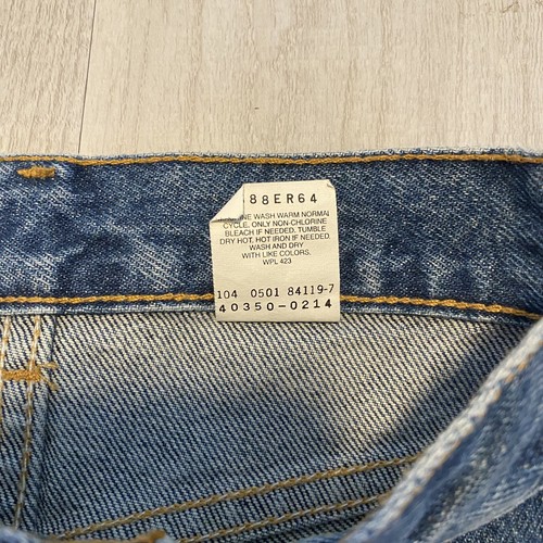 Vintage Levi’s 550 Size 24” X 23.5” Jeans USA Made True Blue Jeans - Picture 4 of 9