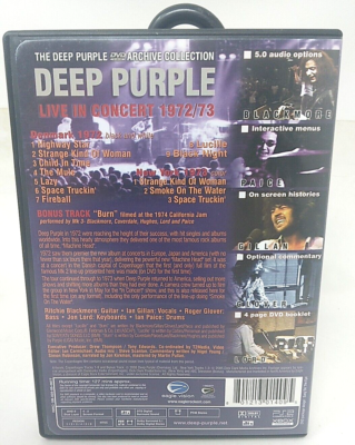 ディープ・パープル　ライヴ・イン・コペンハーゲン 1972 DVD+2CD　新品 Amazon.com: Deep Purple: Copenhagen 1972 : Deep Purple