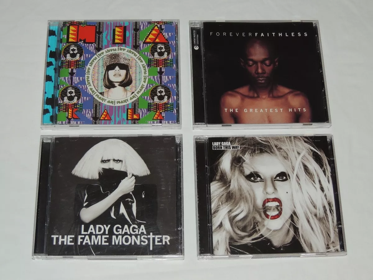 CD LOT: LADY GAGA FAME MONSTER & BORN THIS WAY; M.I.A. KALA; FOREVER  FAITHLESS