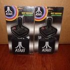 LOT OF 2 VINTAGE ATARI 2600 RETRO VIDEO GAME JOYSTICK BELT BUCKLE & WRIST BAND