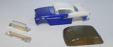 "NEW" T-DASH 50'S COUPE BLUE/WHITE TWO TONE T JET BODY GREY WINDSHIELD 