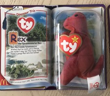 dinosaur trio beanie babies