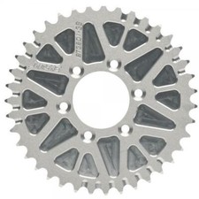 Jitse 39T Yamaha TYZ Rear Sprocket Silver 1993-1996 39 Tooth FIM Solid