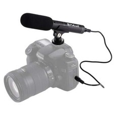 3.5mm Video Interview Recording Shortgun Condenser Microphone For DSLR DV Camera