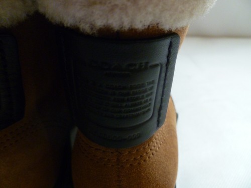 COACH Lorimer Suede Combat Booties Raw Umber Brown UK 4.5 RRP $265.00 US 6.5 37 - Picture 23 of 24