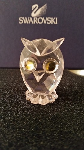 SWAROVSKI CRYSTAL 'MINIATURE OWL' UNBOXED - Imagen 2 de 2