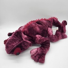 Vintage Animal Alley Large Iguana Lizard Plush 26" Stuffed Toy chameleon rare