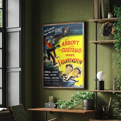 Abbott and Costello Meet Frankenstein Poster – Universal (1948) | Horror-Comedy - 第 3/10 張圖片