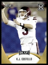 2021 Leaf Draft K.J. Costello Mississippi State Bulldogs #12