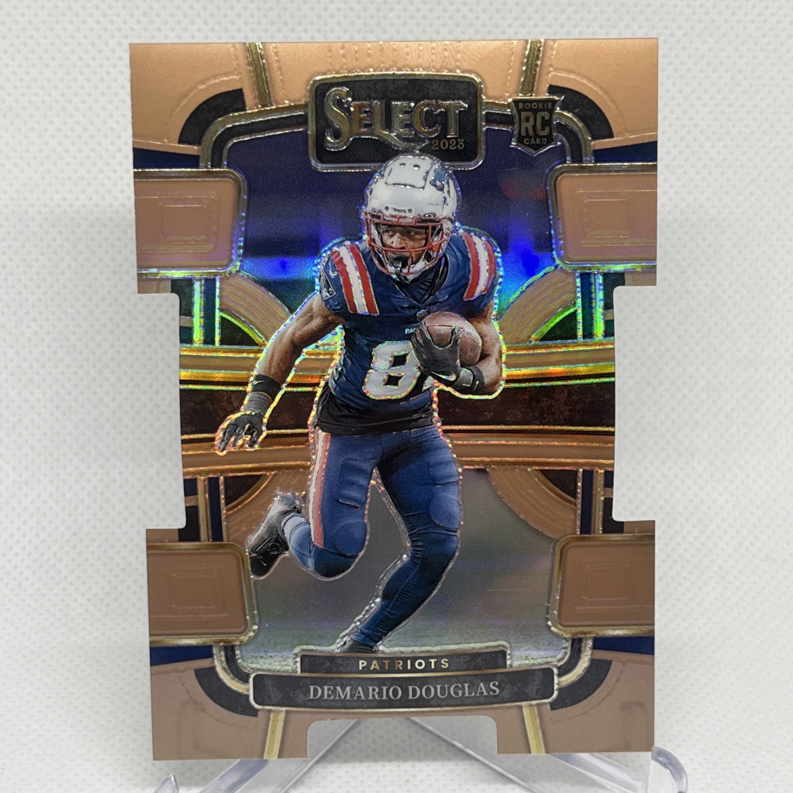 2023 Panini Select - Concourse Demario Douglas #68 Copper Prizm Die-Cut /299