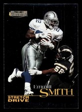 1996 PRO LINE MEMORABILIA STRETCH DRIVE SILVER SIGNATURES #DS7 EMMITT SMITH