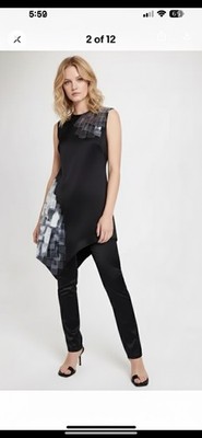 awake mode laser cut dress A.W.A.K.E. MODE A. W.A. K.E. Mode Sleeveless Dress With Laser Cut Elements in Black