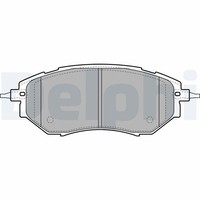 Delphi LP1941 Bremsbelagsatz, Scheibenbremse Passend FüR Subaru