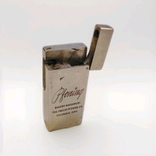 1920s DuPont USA Mohawk Aluminum Block Lighter Rare Single Screw Museum Quality 