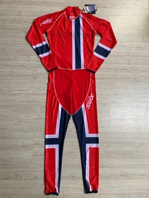 SWIX Norway Anzüg Langlaufanzüg Rennanzüg Jogginganzüg Skianzüg Ski Suit Damen L