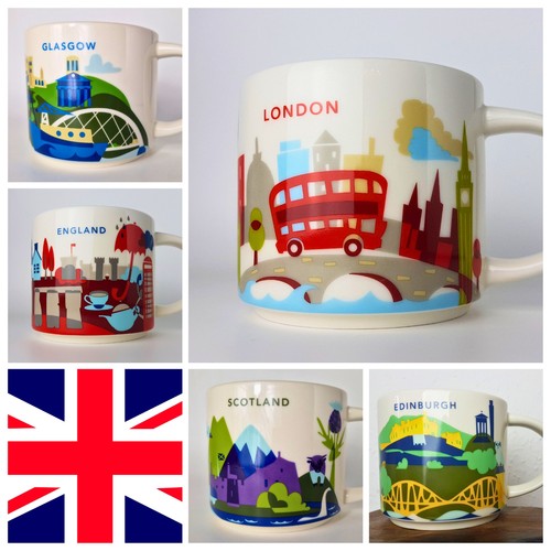 Starbucks Tasse Mug You Are Here 14 fl oz England 🇬🇧 GB UK NEU Auswahl - Bild 1 von 43