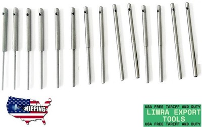 Sioux Valve Seat Grinder Straight Pilots Metric & Imperial 14 Pcs Set Top .385''