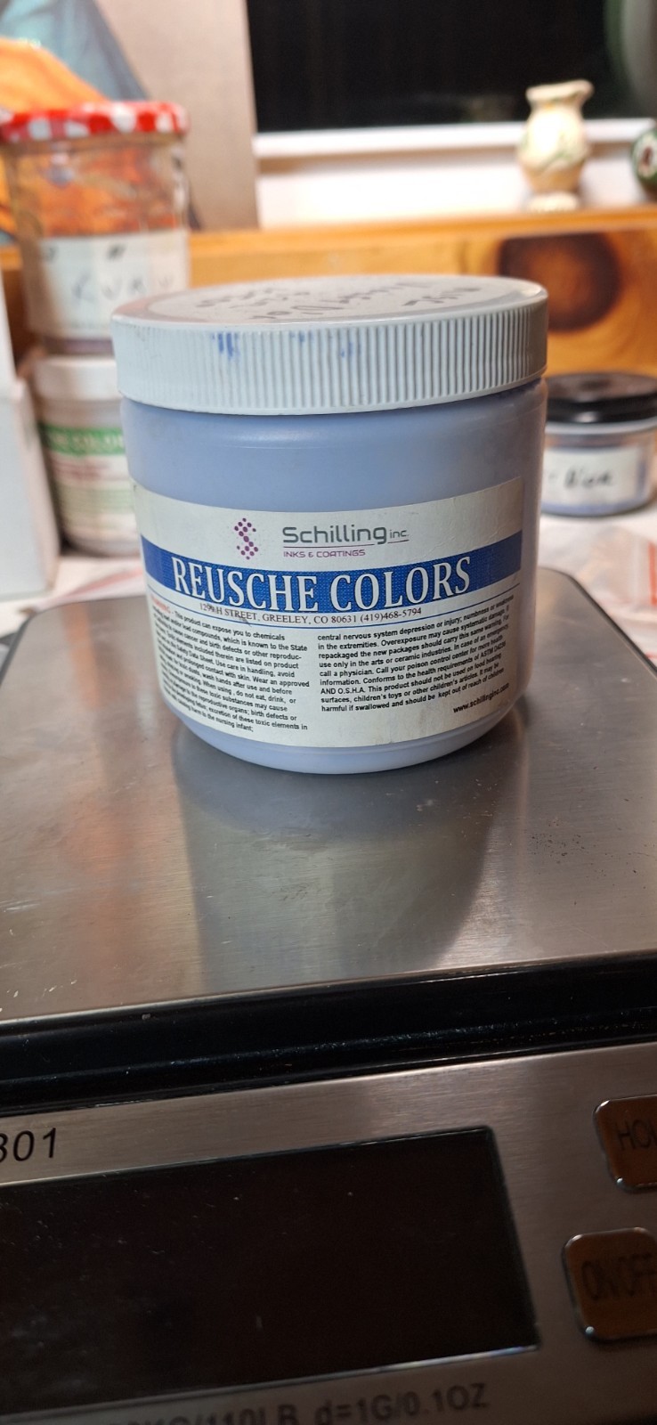 Reusche Glass Paint Violet D'Or 1 Oz