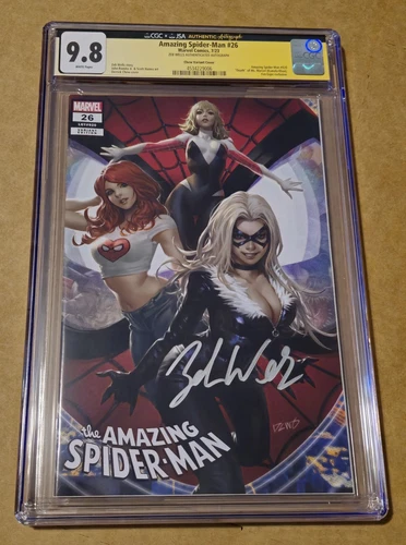 Amazing Spider-Man #26 Fan Expo (2023) CGC- JSA 9.8 Zeb Wells Signed
