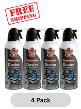 Falcon Dust-Off Electronics Compressed Gas Duster, 10oz - 4 Pack FREE SHIPPING
