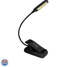 Rechargeable Reading Light, 7 LEDs with 9 Color Temperature 9 Brightness Leve...