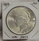 1923 US Peace Silver Dollar $1 Nice Unc