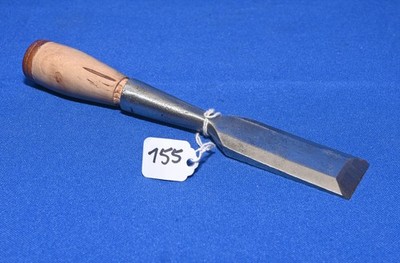 755 Razor Sharp Vintage Unmarked  1  1/4'' Bevel Edge Socket Chisel