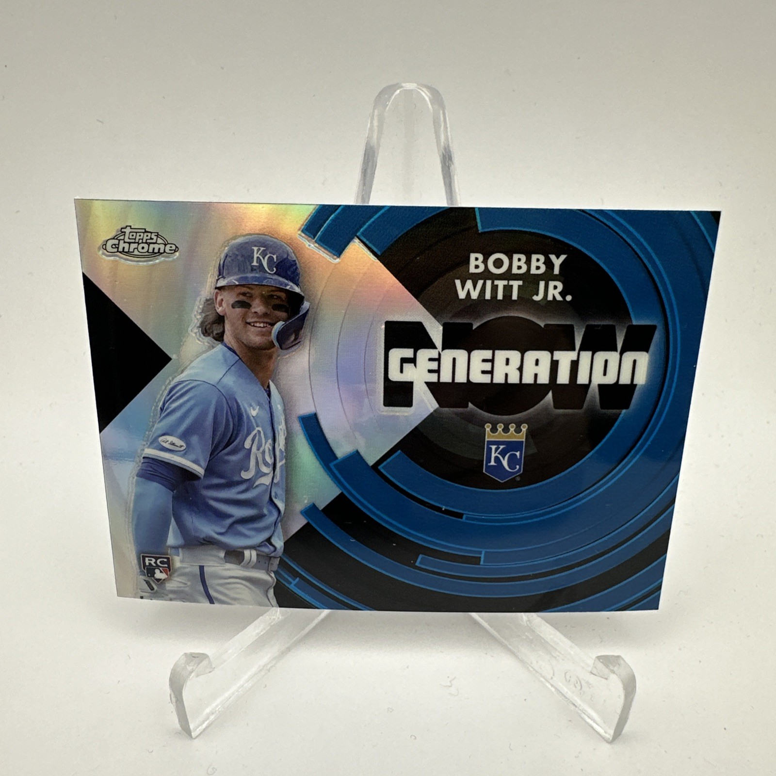 Bobby Witt Jr. 2022 Topps Chrome Update Generation Now RC GNC-23