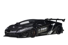 1/18 LB-WORKS Lamborghini Aventador Limited Edition Black LBWK/Carbon Black Hood