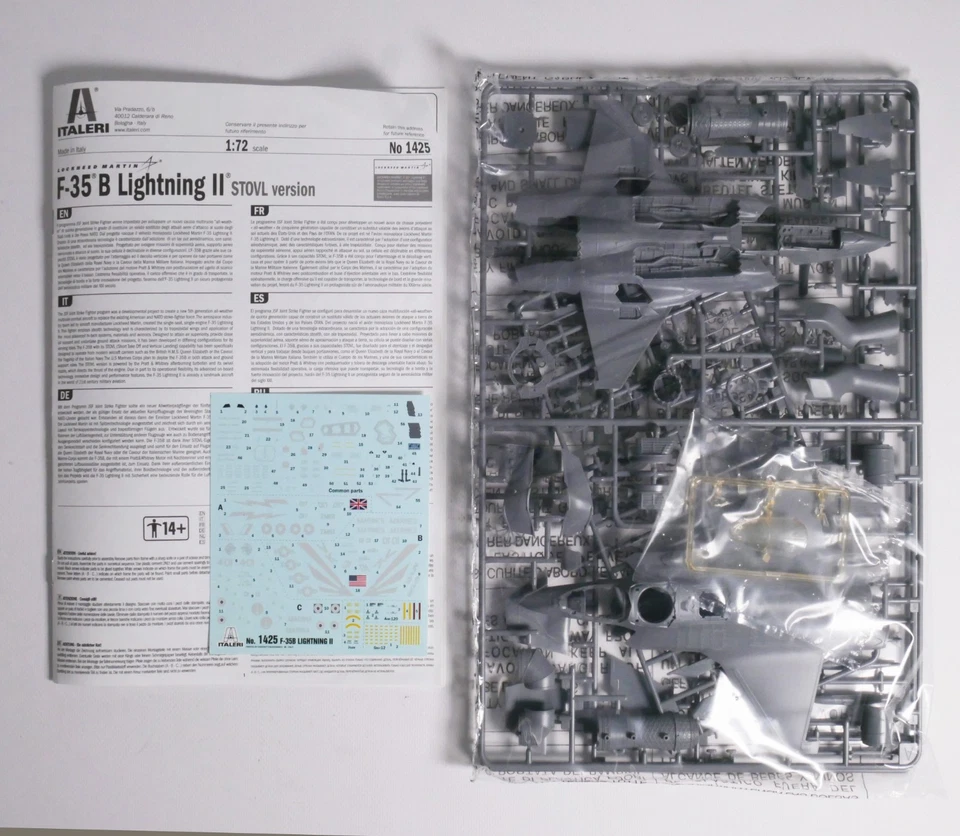 Lockheed Martin F-35 B Lightning II STOVL version Italeri 1/72 - Immagine 2 di 2