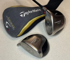 RH TaylorMade R580 9.5* Driver Regular Flex Graphite W/ Headcover & Extra Head