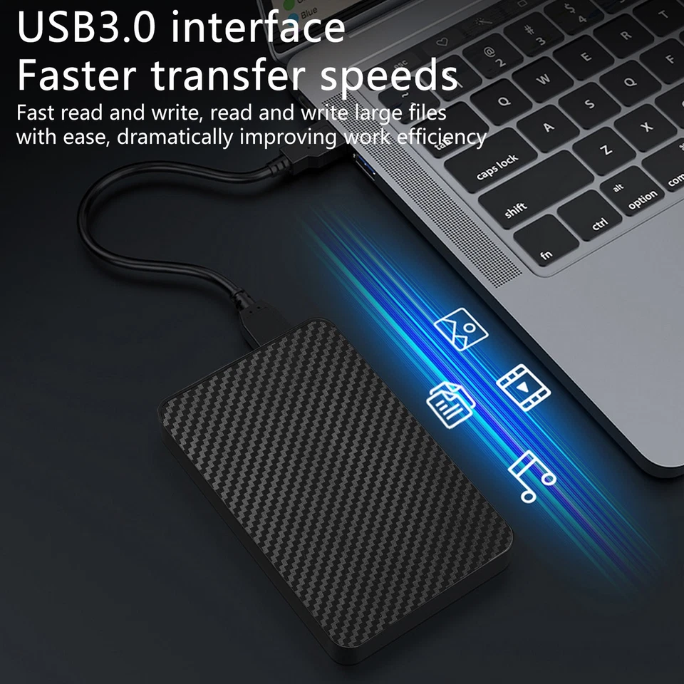 Externe SSD Festplatte 1TB/2TB/4TB mit USB-C Anschluss für PC - Bild 3 von 4