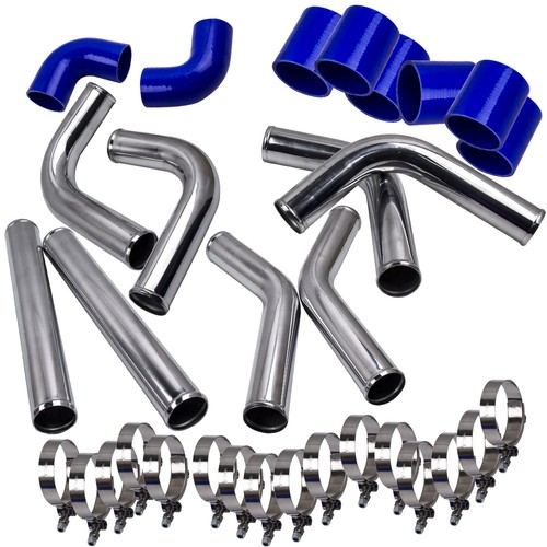 Polishing Finished 2.5 Inch Aluminum Piping Turbo Intercooler Pipe Kit Polished - Picture 11 of 20