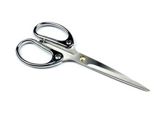 Heavy-Duty Stainless Steel Kitchen Scissors – SHINY SILVER COLOUR– Brand New