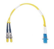 Fiber Optic Adapter Cable SC to LC ST to LC Singlemode Multimode 1 FT Duplex