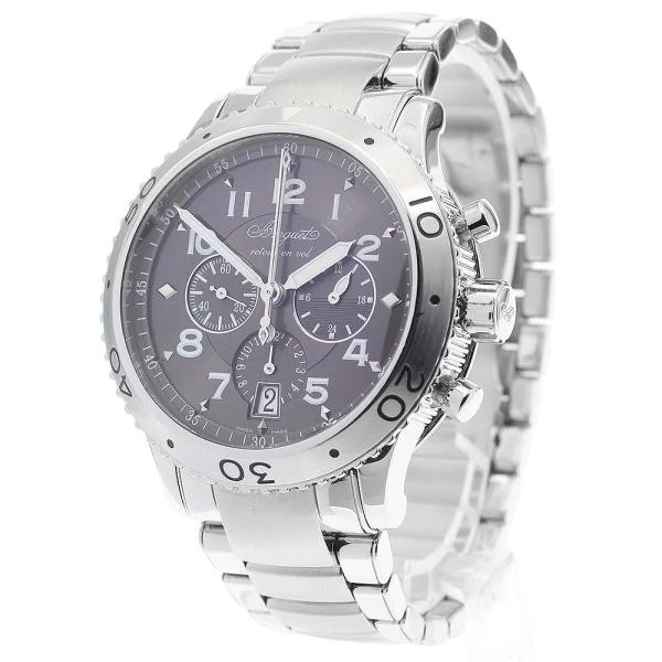 Breguet — Breguet Transatlantique Type XXI 3810ST/92/SZ9 43mm SS Gray Dial Watch #C12389