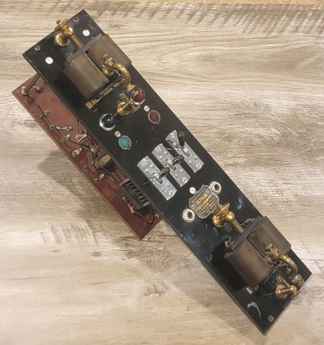 Telegraph Repeat Relay Denver Burglar Alarm Co. Local Circuit Panel Board Switch