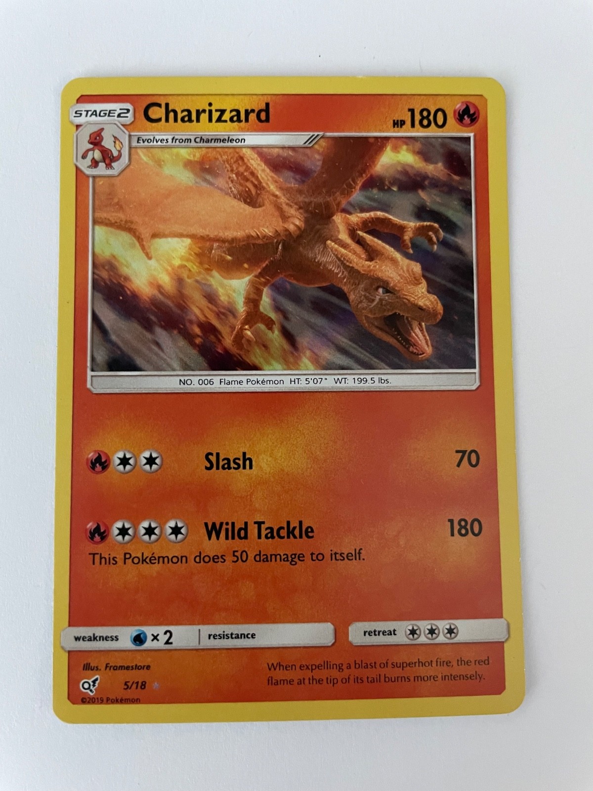 Pokemon Charizard Holo Rare Card 5/18 Detective Pikachu Series NM/MT!